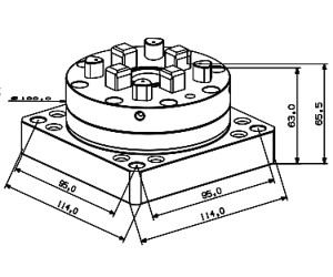 AS3-QK100 Chuck